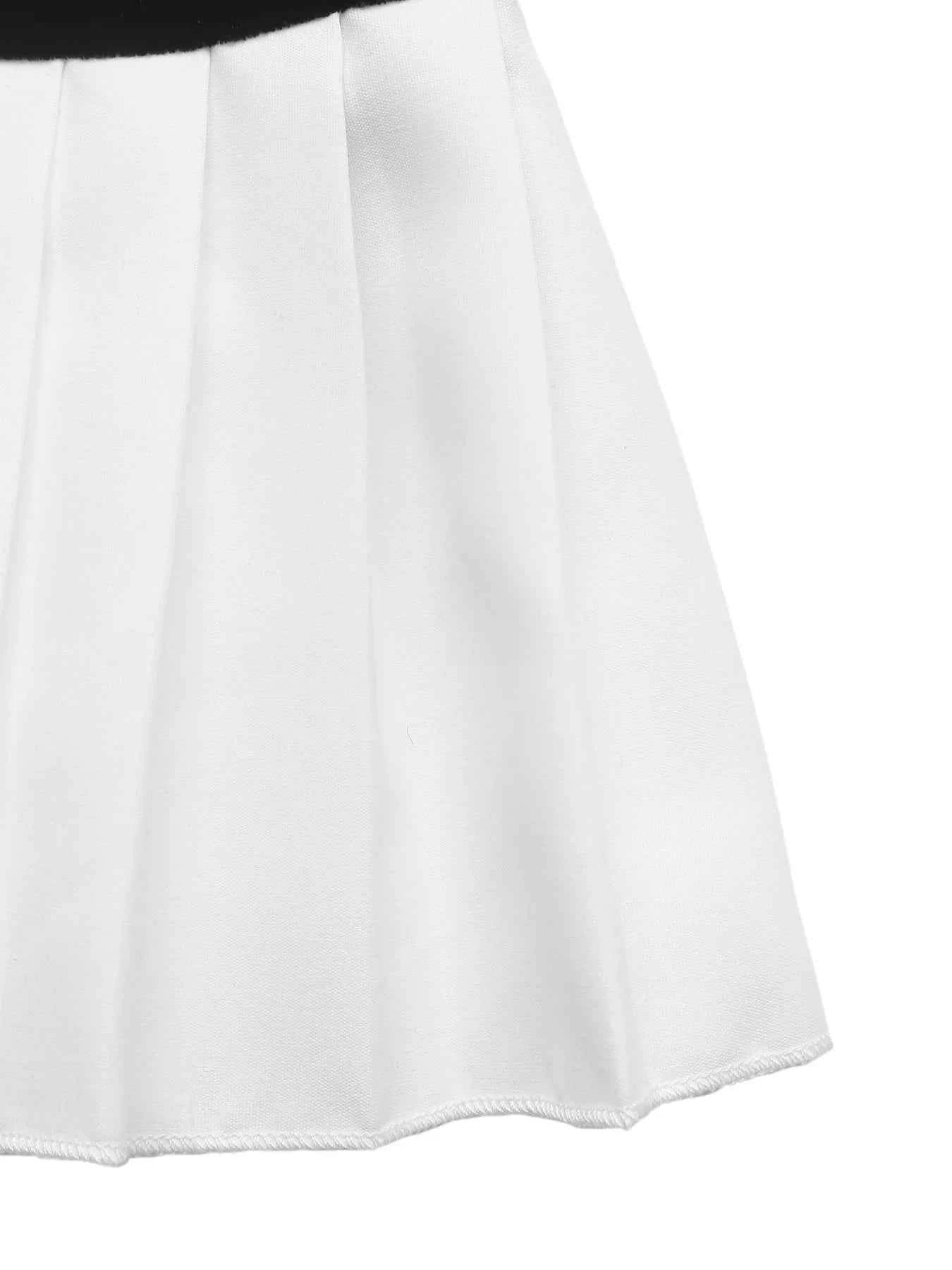 Pleated Hem Sweetheart Neckline Long Sleeve Mini Dress 1f2b07a1929f4f9da56a679b44cb47af-Max-Origin