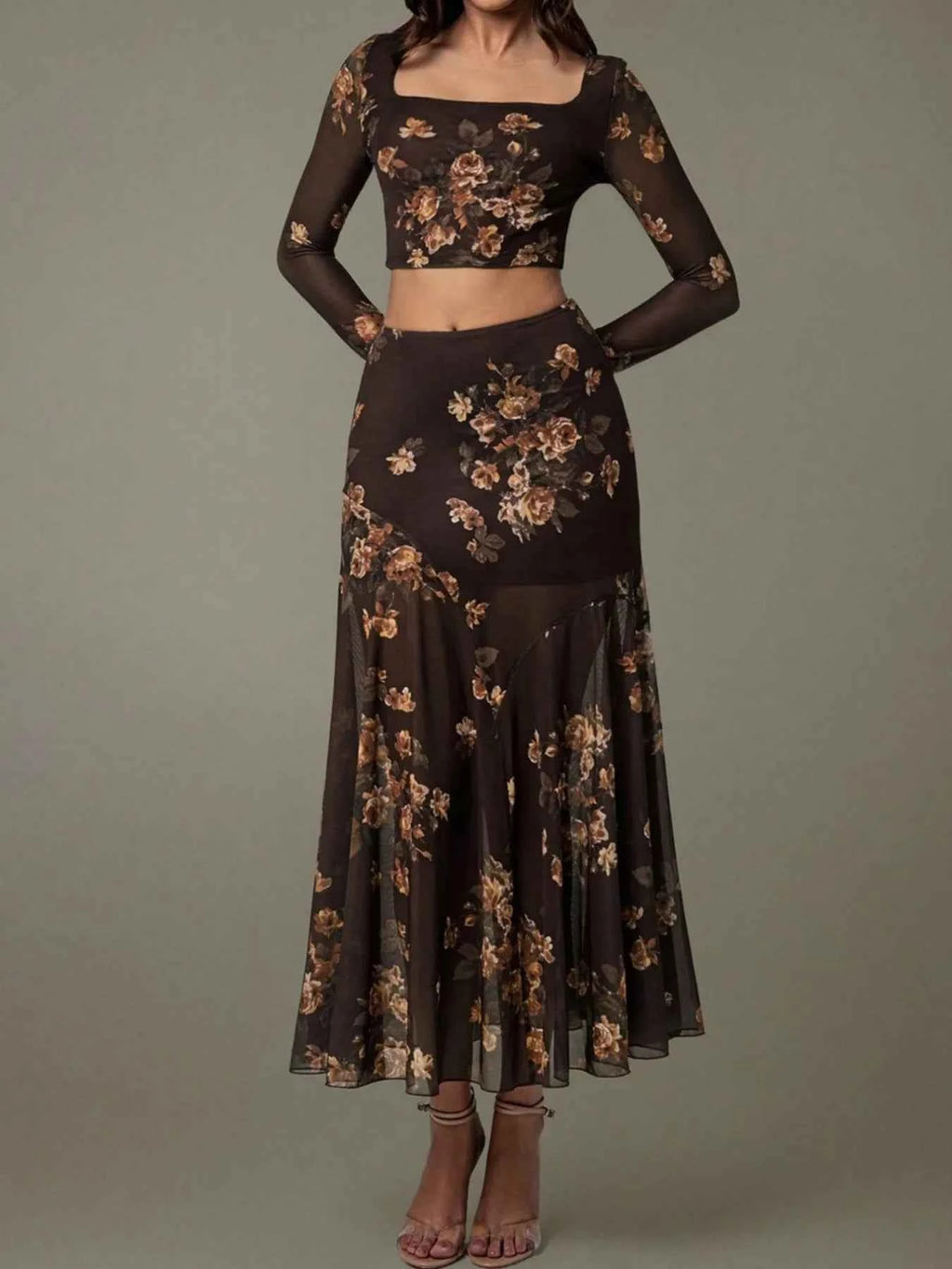 Floral Square Neck Top and Skirt Set 1f2c5410-615e-40fb-b6fc-b66bf624bb8d-Max-Origin