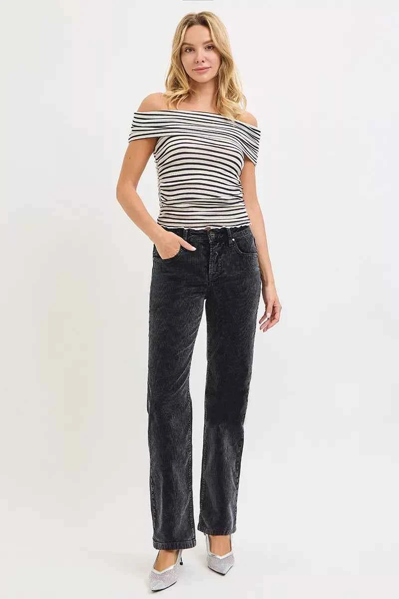 RISEN Tummy Control Mid Rise Straight Leg Corduroy Pants 1f315e4aa6224fb68ae930238fc8340f-Max-Origin