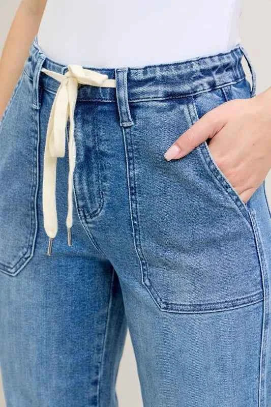 Full Size High Waist Denim Jogger Plus Size 1f48a22f38ff4011a620d8983210dc26-Max-Origin