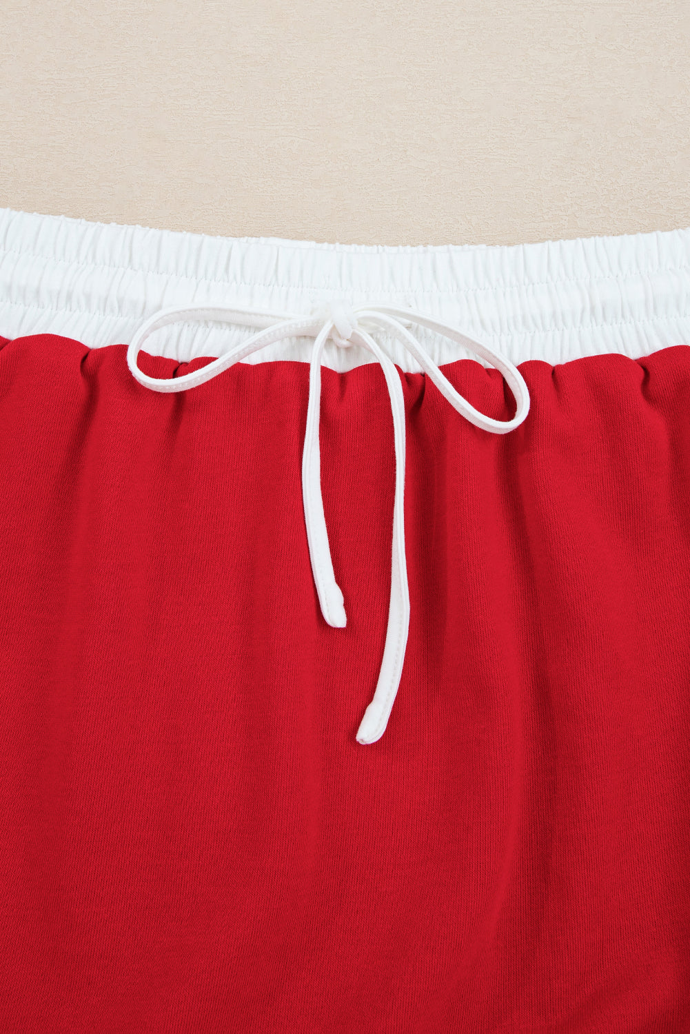 Tillandsia Purple Varsity Stripe Detail Drop Shoulder Pullover Mini Skirt Set 1f5ee744b4305a8f