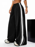Wide Leg Striped Pants Black 1f80884a8953455790ddbd7a9807d6df-Max-Origin