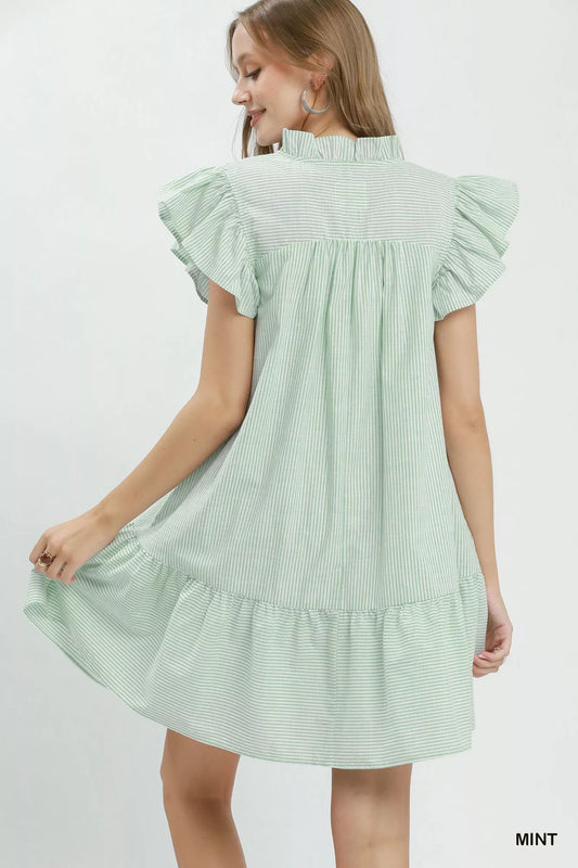 Stripe Smocked Yoke Ruffle Dress 1f845630-c68c-4055-8ac2-69e120b4ca57-Max-Origin