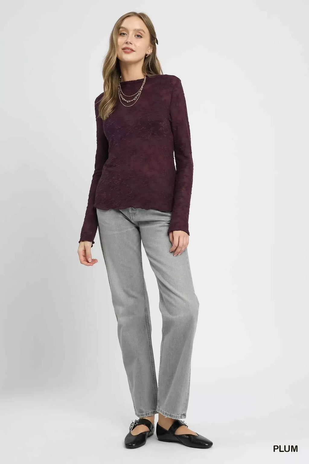Umgee Lace Sheer Long Sleeve Top 1fa8f93f-1917-48fc-a46f-3f75cdfb91c4-Max-Origin