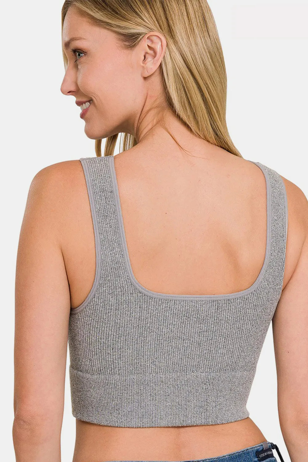 Zenana Ribbed Square Neck Cropped Tank 1fc46d62-0d24-493f-8077-946739f8c59e-Max
