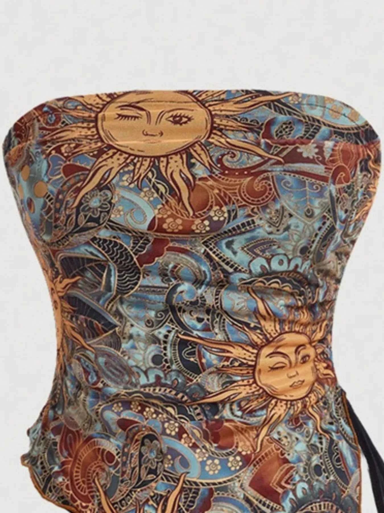 Drawstring Printed Tube Top 1fcffbc8-8de5-43cc-a466-31fbf2a3ae7c-Max-Origin