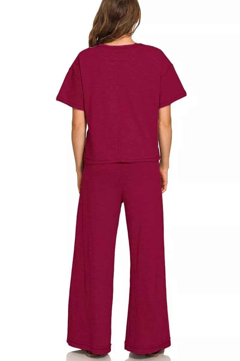 Zenana Cotton Slub Short Sleeve Tee and Pants Set 1fdffa46-afed-4a06-a9b4-6e0ce90ad491-Max-Origin