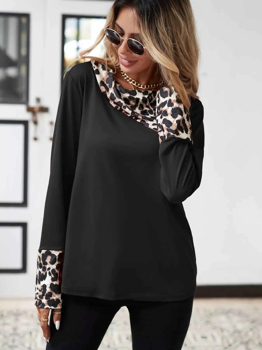 Leopard Long Sleeve Blouse 1fed2ab6-1107-45ed-ba87-97b6ad395ca7-Max-Origin