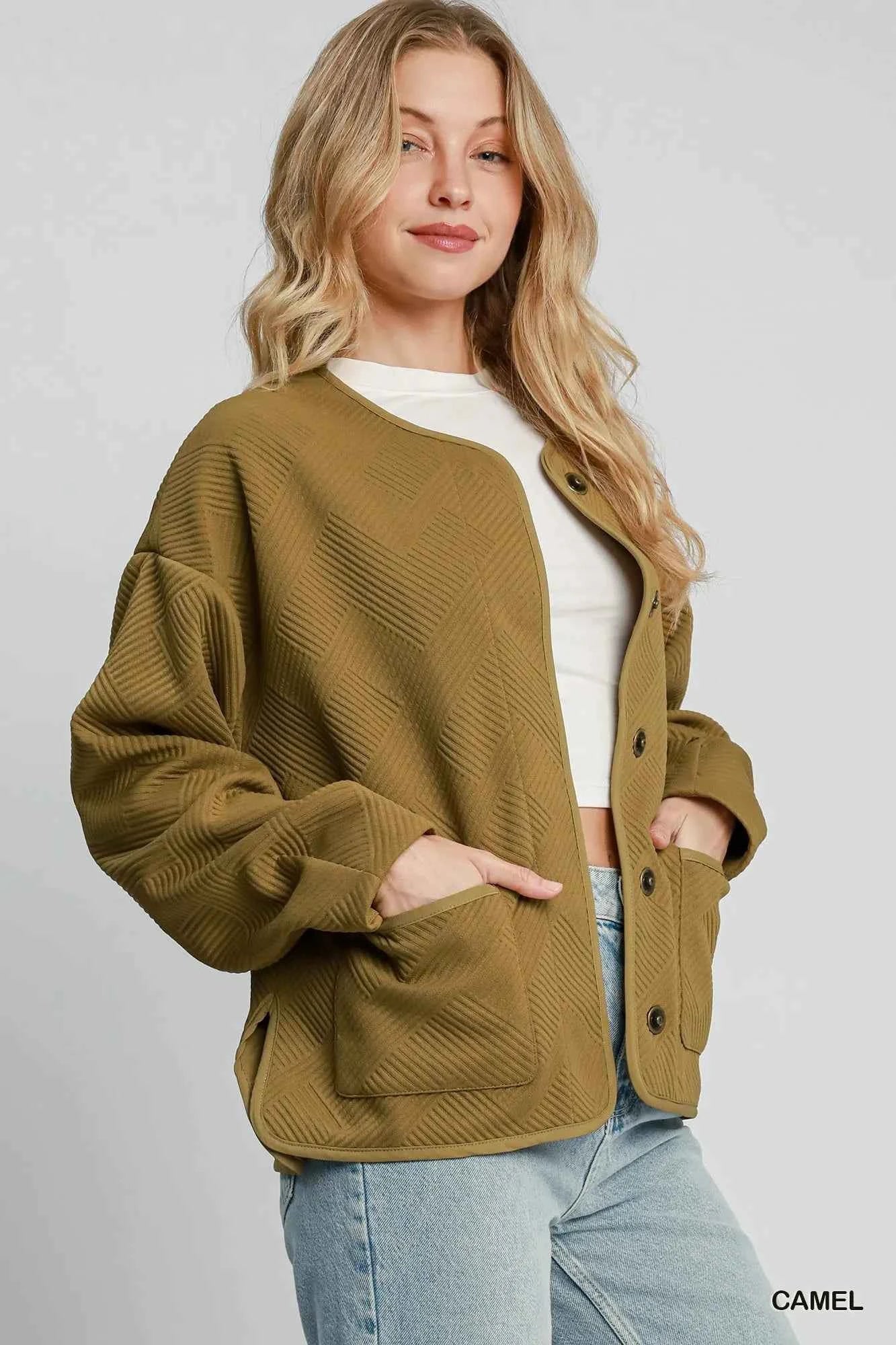 Umgee Textured Jacquard Jacket 1ffc3c51-c5de-4b48-b079-e054dfe291c1-Max-Origin
