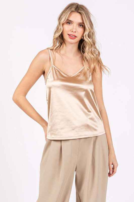 Satin Tank Top Tan 20078617_d80fca17-cc9a-4237-ac6c-11449290aeaa