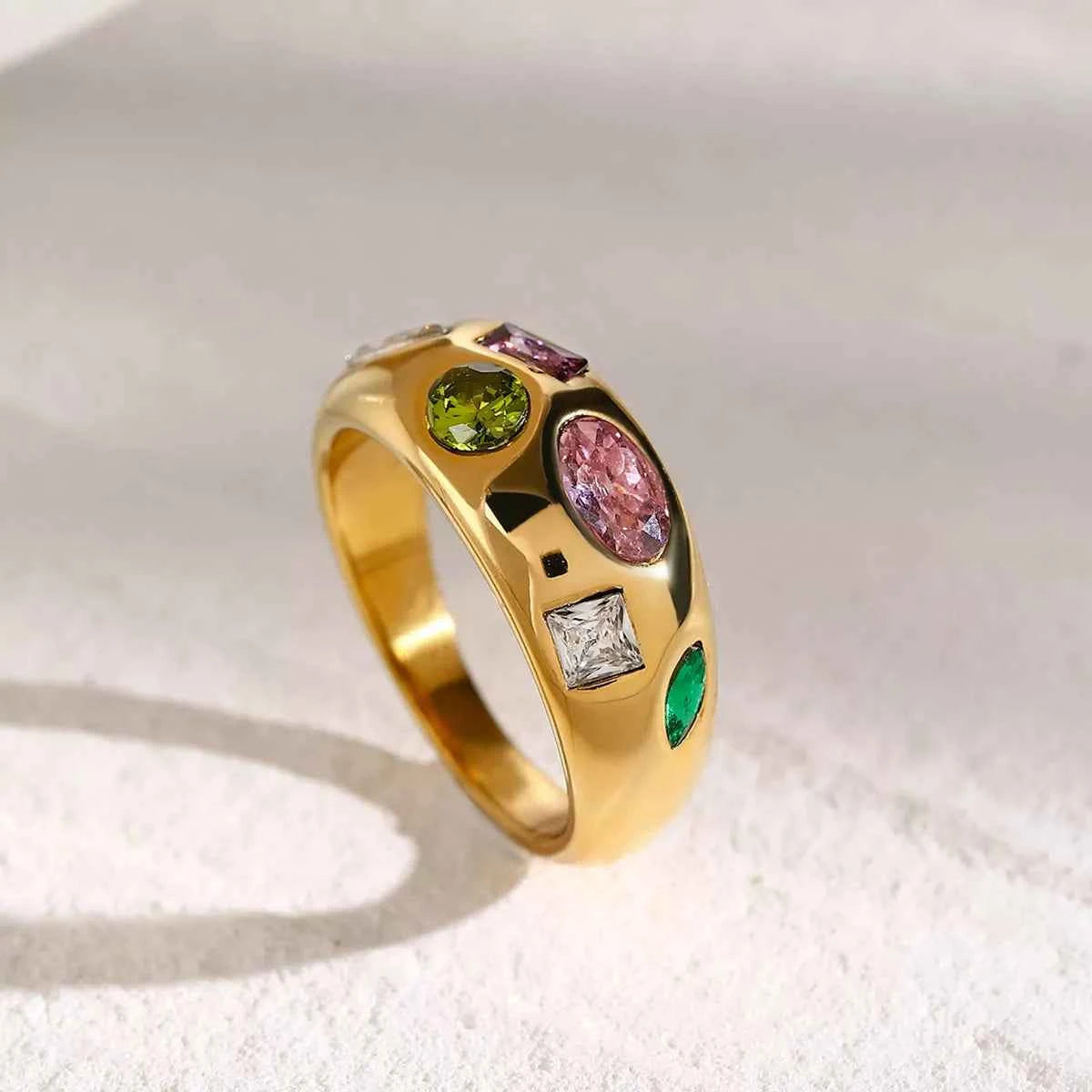 18K Gold-Plated Colorful Zircon Ring 201272c6-fffd-4315-a7a9-0f9a3460e622-Max-Origin