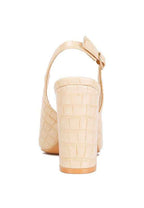 Macha Croctexture Sling Back Heels 20261788_fd936b8d-cee5-4a40-8fe3-72f489900d0a