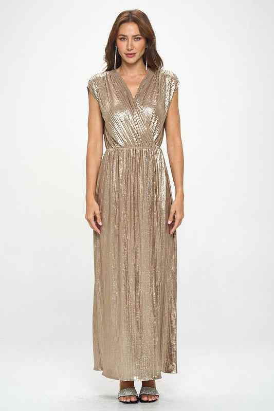 Made in USA Sleeveless Metallic Maxi Dress 20279078_12219a30-eae6-4673-881e-f8195fa1aebe