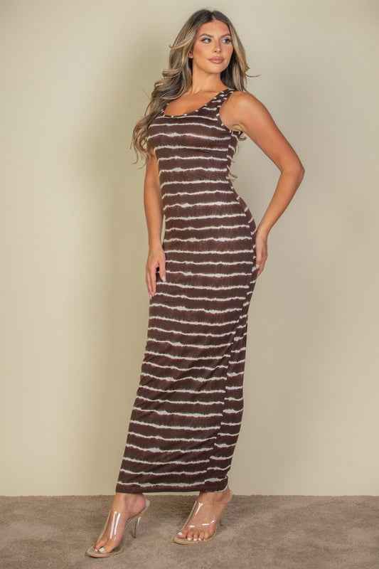 Tie Dye Printed Tank Bodycon Maxi Dress 20282038_ecef4079-c621-429d-9875-420d098e882d