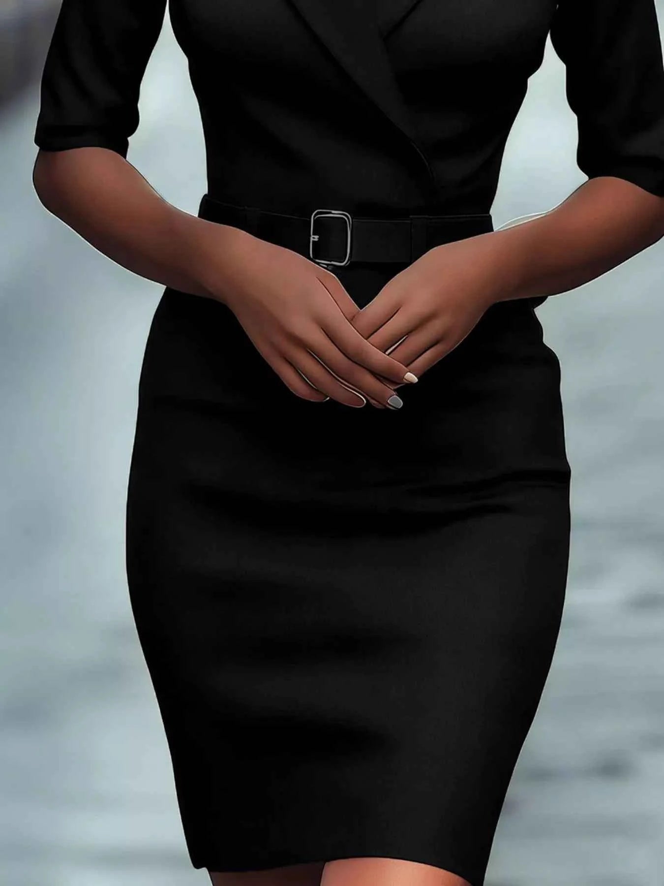 Surplice Half Sleeve Dress 20292014-8907-4aad-93d0-aa5ac94752d2-Max-Origin