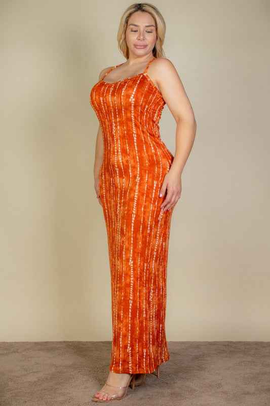 Plus Size Tie Dye Printed Cami Bodycon Maxi Dress 20306266_0d3a6ea2-a8a2-40d1-9506-07350acd12dc