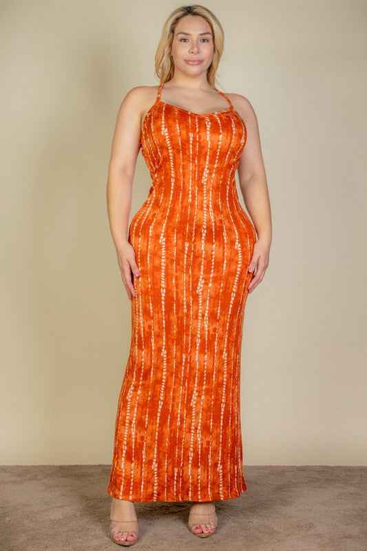 Plus Size Tie Dye Printed Cami Bodycon Maxi Dress PRINT 315 MANGO 20306266_75eb09e3-a413-470b-9330-099f7c38b284