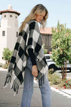 Buffalo Check Tassel Poncho 2033f168-735d-48bb-99c4-7665c547b078_a37d0845-b10e-410a-ae8d-95fc55d35cfa