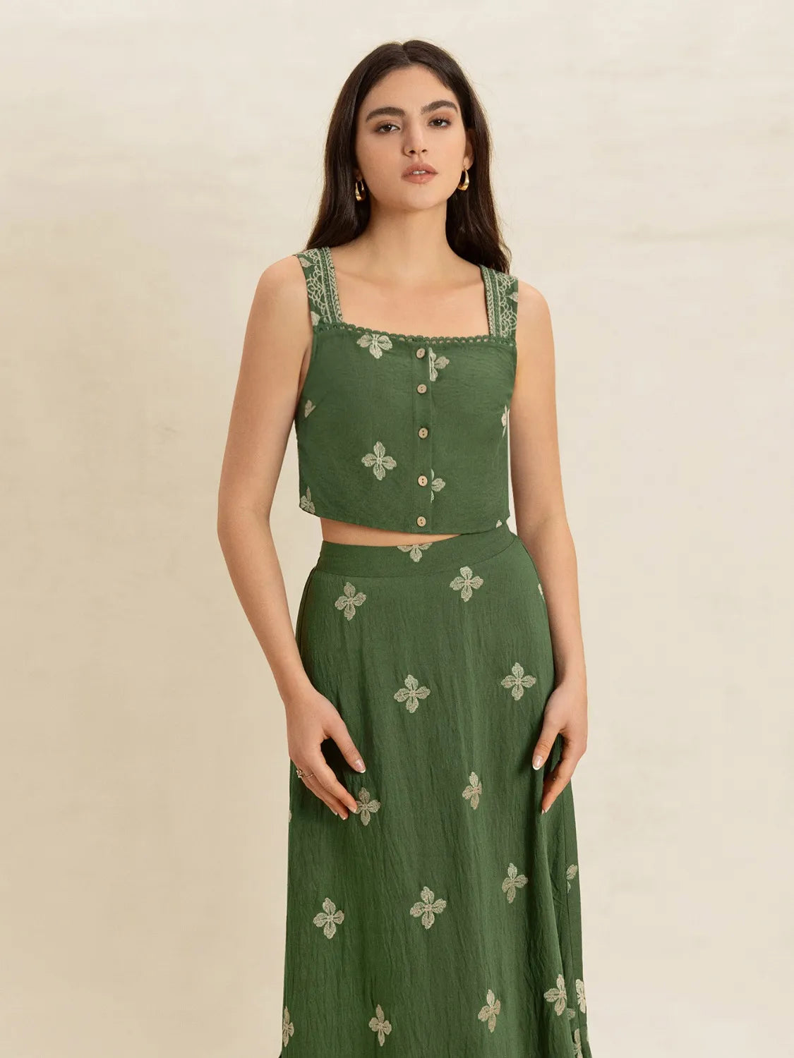 Embroidered Square Neck Cami and Skirt Set 203c5b5a-f96e-4fd4-a160-9d63bab59954-Max-Origin