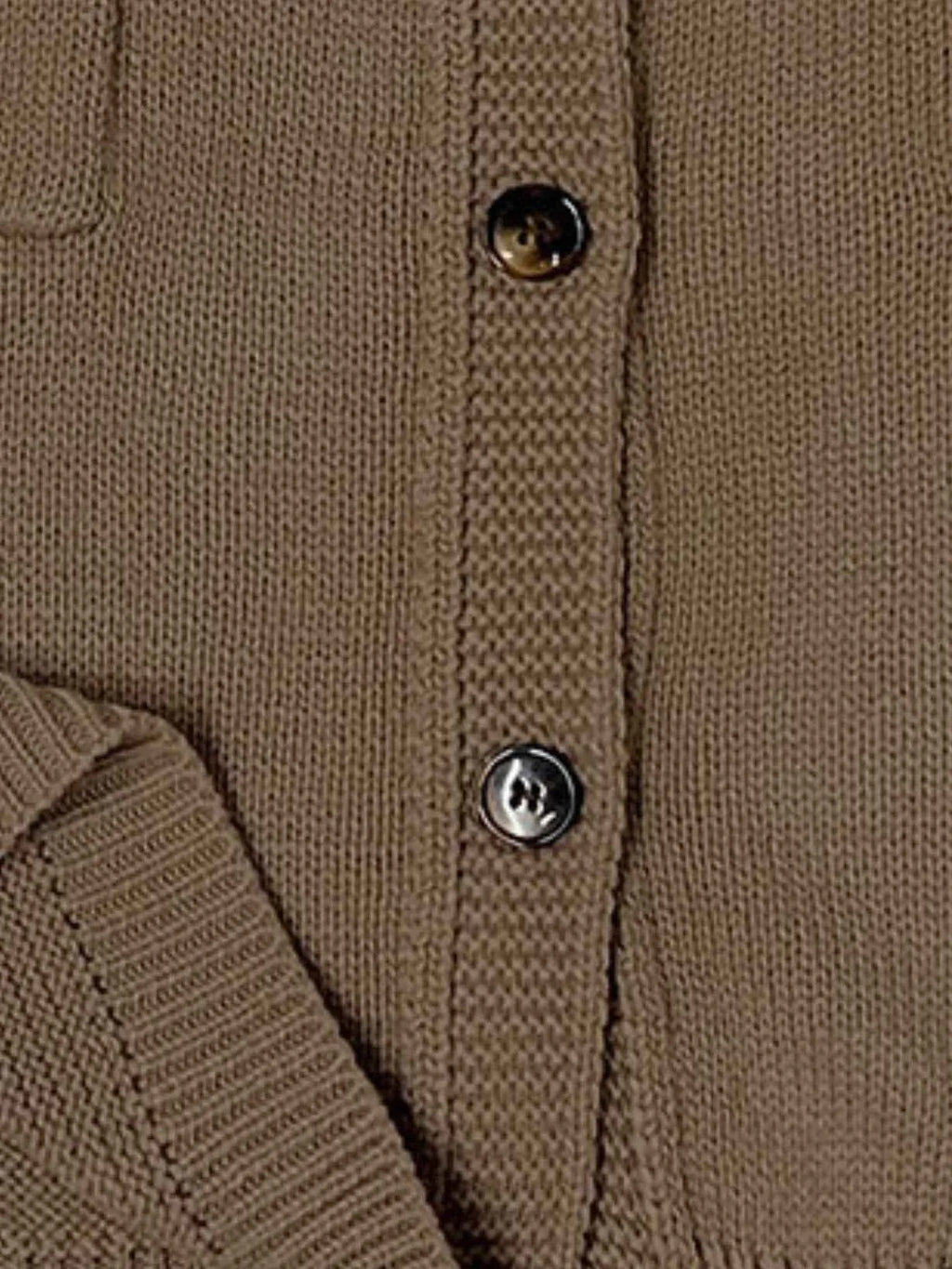 Ribbed Hem Button Up Cardigan 203d7542-f419-4c1a-aff3-05724f1ec59b-Max-Origin