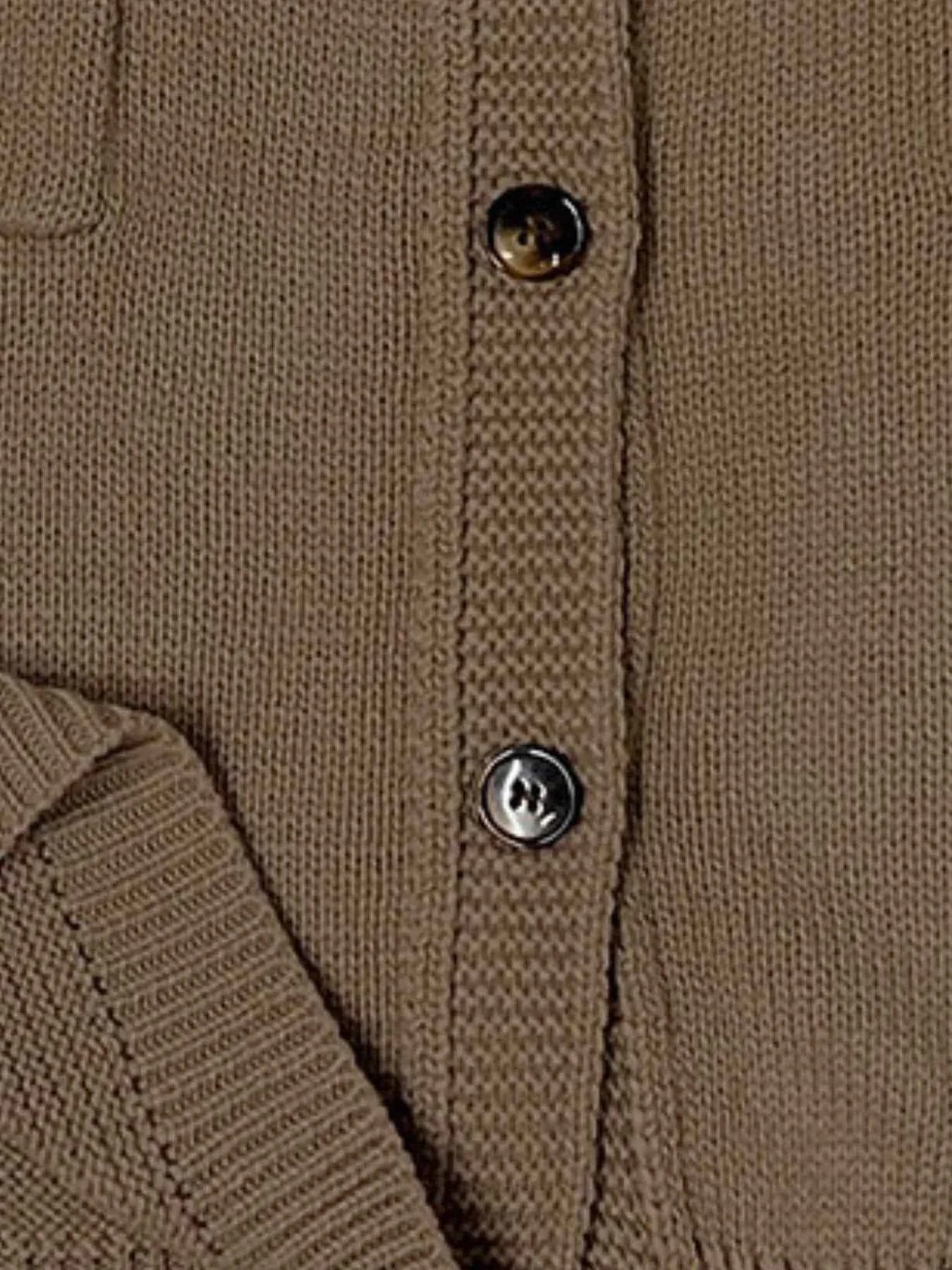 Ribbed Hem Button Up Cardigan 203d7542-f419-4c1a-aff3-05724f1ec59b-Max-Origin