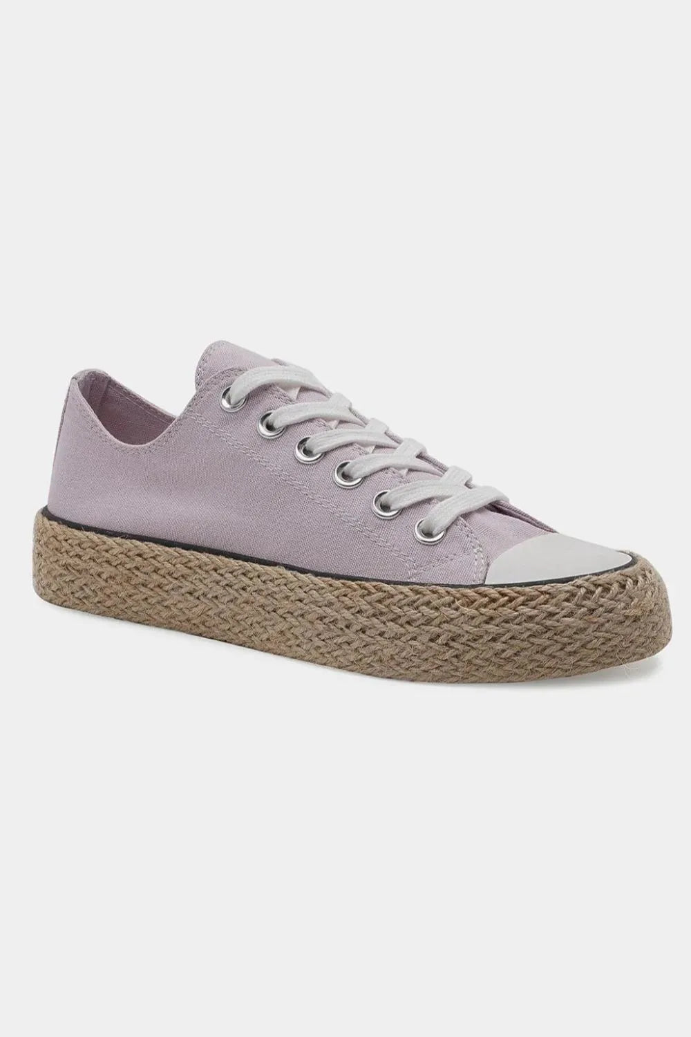 Beast Fashion Lace Up Woven Espadrille Sole Sneakers 203e93b9-a6a6-4fd6-89fd-e21ae8337311-Max
