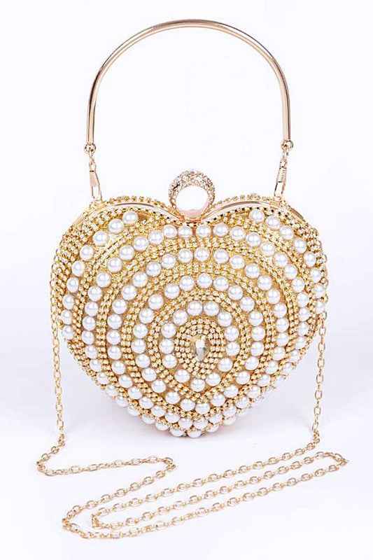 Pearl Studded Heart Shape Top handle Clutch Gold O S 20415894_01391ca6-4573-4cb7-bab2-784e0ccb99d1