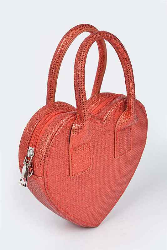 Glitter Top Handle Heart Shape Swing Bag 20416435_825d3085-a3b1-46c9-aea5-7e0899cf2020