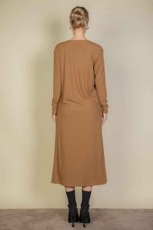 Ribbed Cardigan & Cami Midi Bodycon Dress 20528707_5c6b4a25-f2d4-40f3-8171-11d260190166