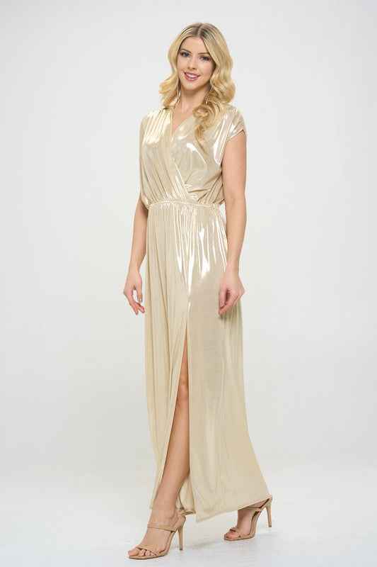 Made in USA Sleeveless Metallic Maxi Dress 20529778_2a389996-384b-4d9c-8cb6-2bd14446fe06