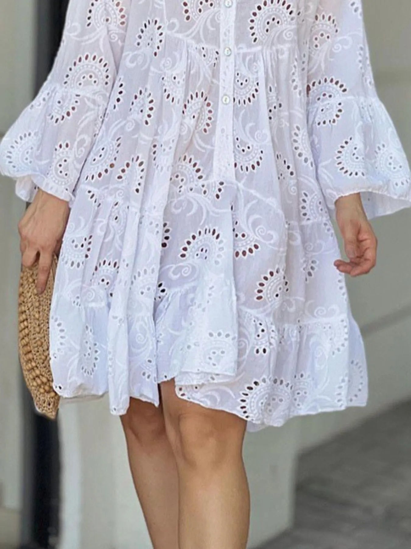 Full Size Eyelet Ruffled Hem Tiered Dress Plus Size 20690e24-9aba-461f-95b5-46e1c7aca7f3-Max-Origin