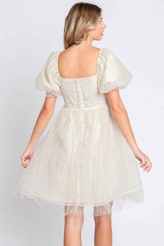 Pearl Mesh Babydoll Mini Dress 20695853_8ce95e00-f680-4a18-841c-1deff225d623