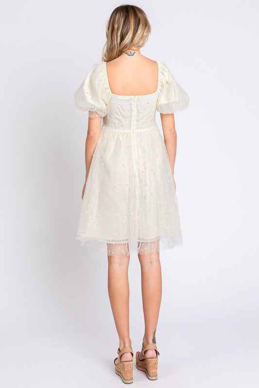 Pearl Mesh Babydoll Mini Dress 20695853_9c02a8c4-0c6e-4664-8d5e-ff2a03833b32