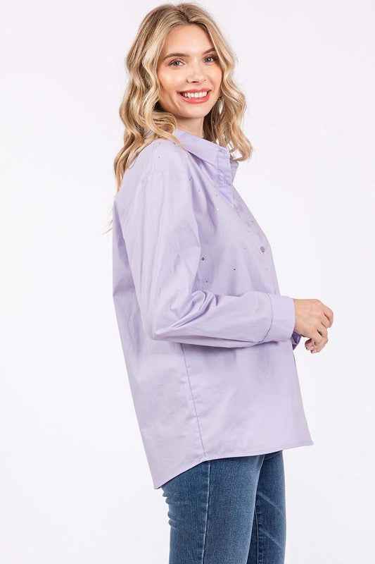 Rhinestone Button Up Shirt 20696204_f36d19a7-079e-42c5-af6f-a6e8cf537e34