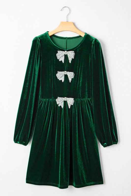 Bow Velvet High Waist Mini Dress 206fdad0-5f64-4b61-92c6-c41f0690f9e7_19a12666-d929-4b9d-8af4-3af95947d7eb