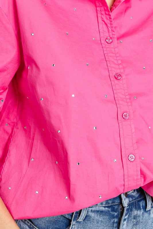 Rhinestone Button Up Shirt 20709907_8f78699b-5324-4fa1-93dc-7dc10abed64e
