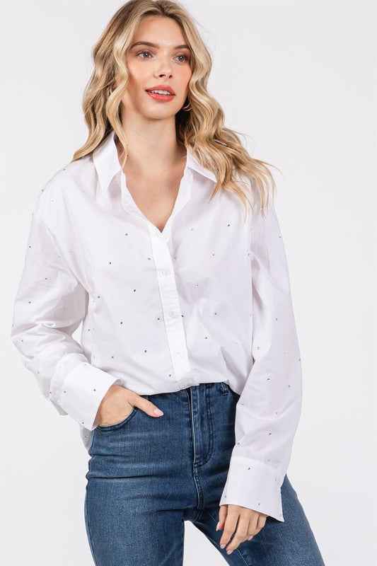Rhinestone Button Up Shirt 20709907_e9304b13-6746-4104-8c97-477ed94b8ff7