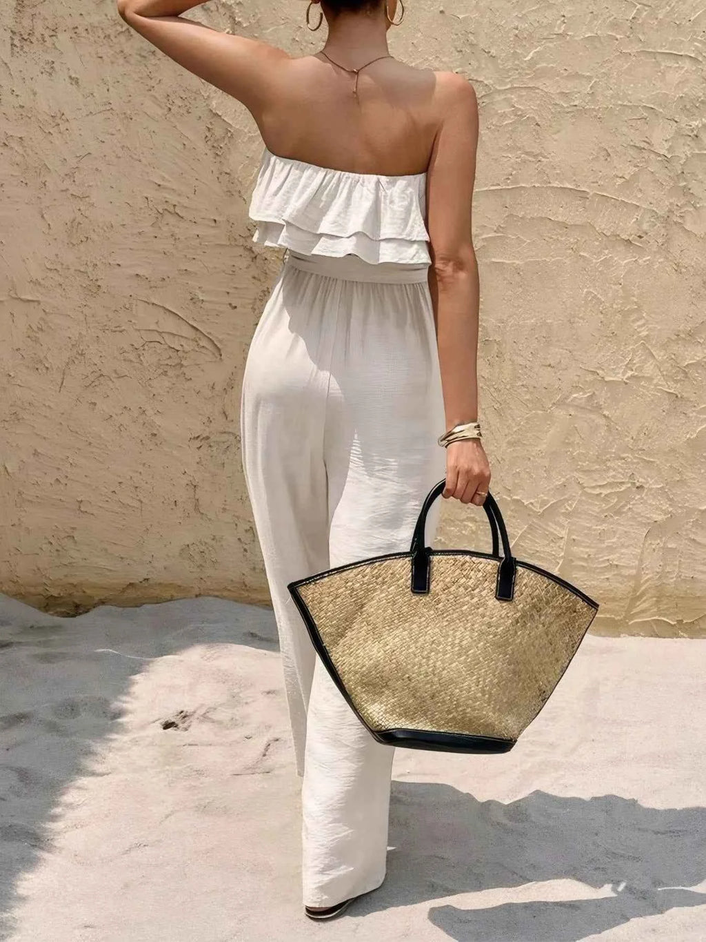 Off-Shoulder Ruffled Wide Leg Jumpsuit 2076a146-be6e-4c85-a1fa-850443430168-Max-Origin