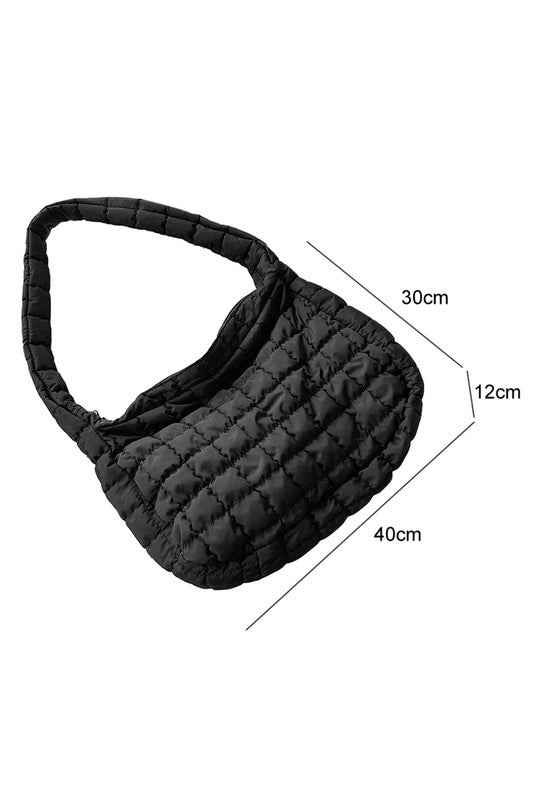 Beige Quilted Zipper Large Jennie Shoulder Bag 20804488_97a68827-0ad0-4b14-9429-3a716117706c