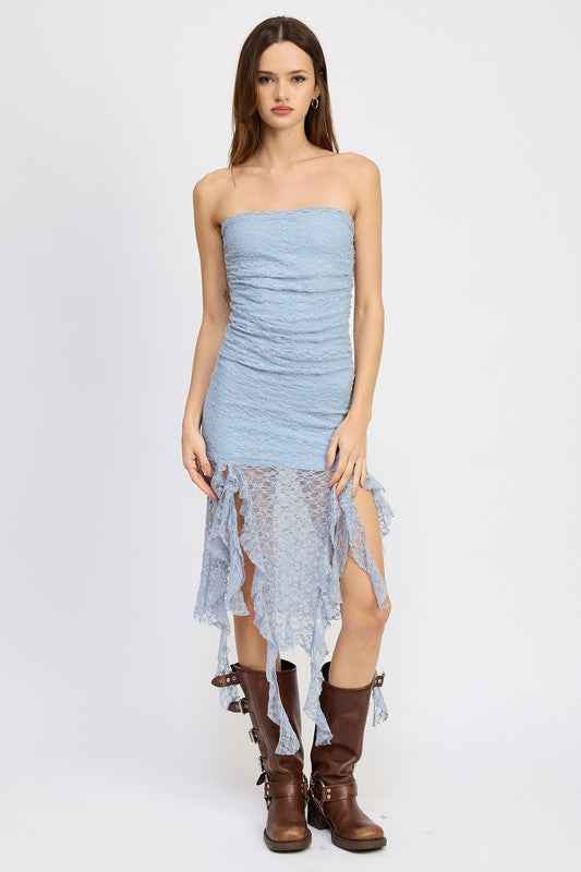 LACE TUBE DRESS WTIH RUFFLE DETAIL 20871789_cf44dd33-3927-4af8-9414-6f07fb26ef2a