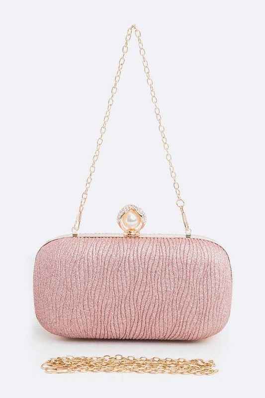 Crystal Flower Statement Satin Heart Shape Clutch ROSEGOLD O S 20964280_3049582c-9857-489e-844a-2441b400738d