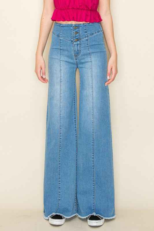 Wide leg, denim pants, jeans, western LT. WASH 20964358_6f54191f-f9f6-4897-8a66-281ed6e21fce