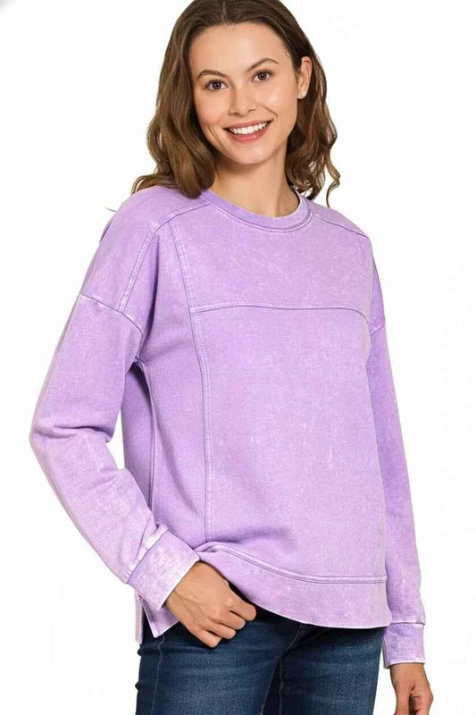 Acid Wash French Terry Exposed-Seam Pullover 20967d97-9b7f-43bb-8d40-8ccfd6b274cc-Max-Origin