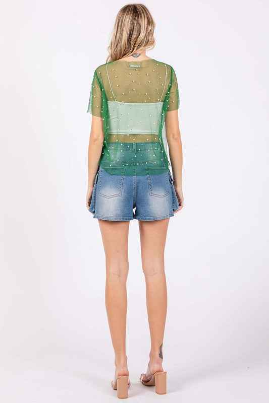 Plus Rhinestone & Pearl Mesh Top 20972022_9a7c2390-49b6-4ee3-be2f-cdd78e46fc82