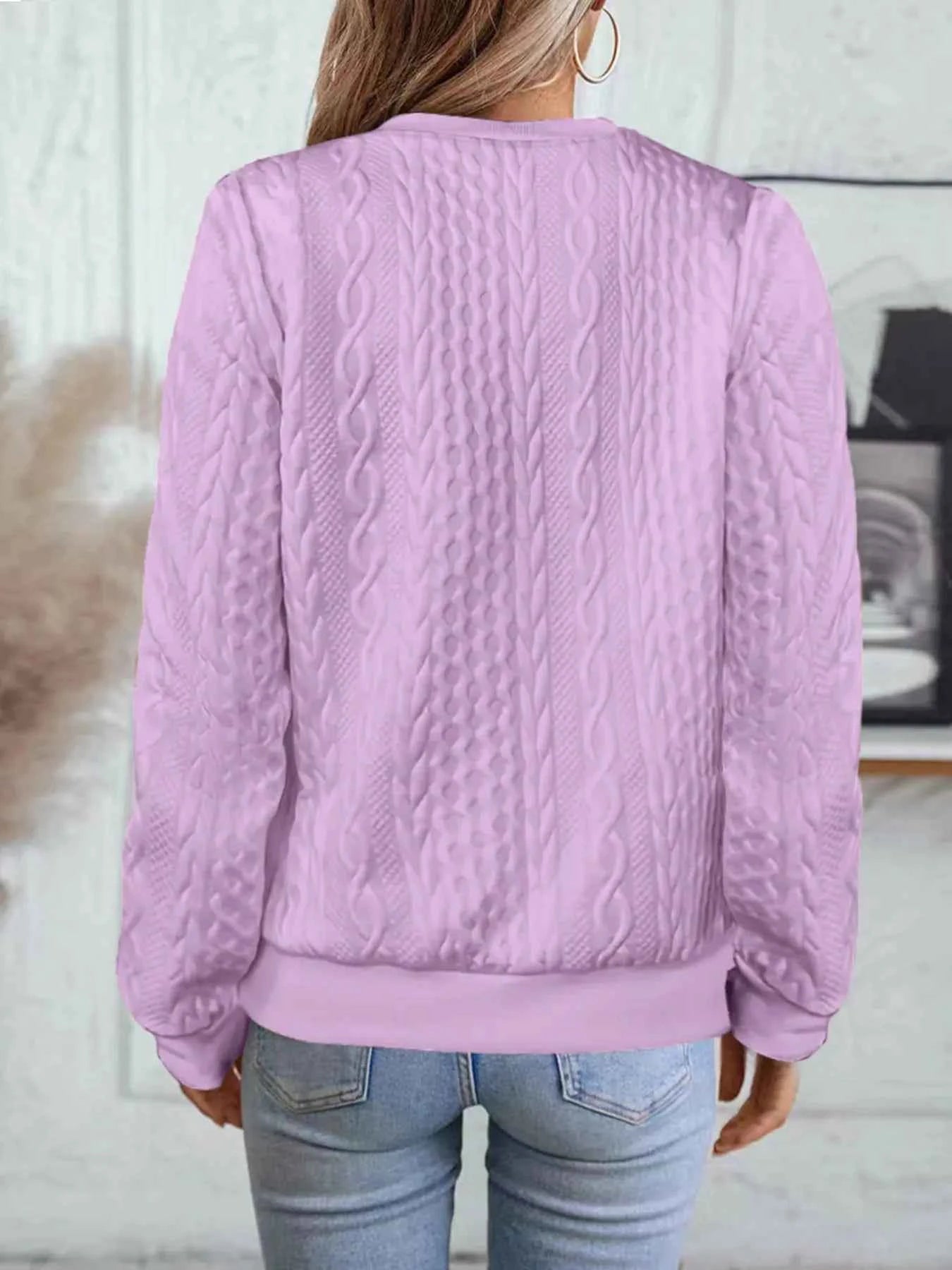 Texture Zip Up Long Sleeve Jacket 209b0c635cb543658bb02e364525fbef-Max-Origin