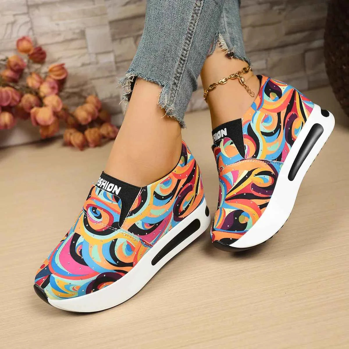 Colorful Abstract Pattern Platform Sneakers 209d5e3e574d4565b5f1a251bab1a19d-Max-Origin