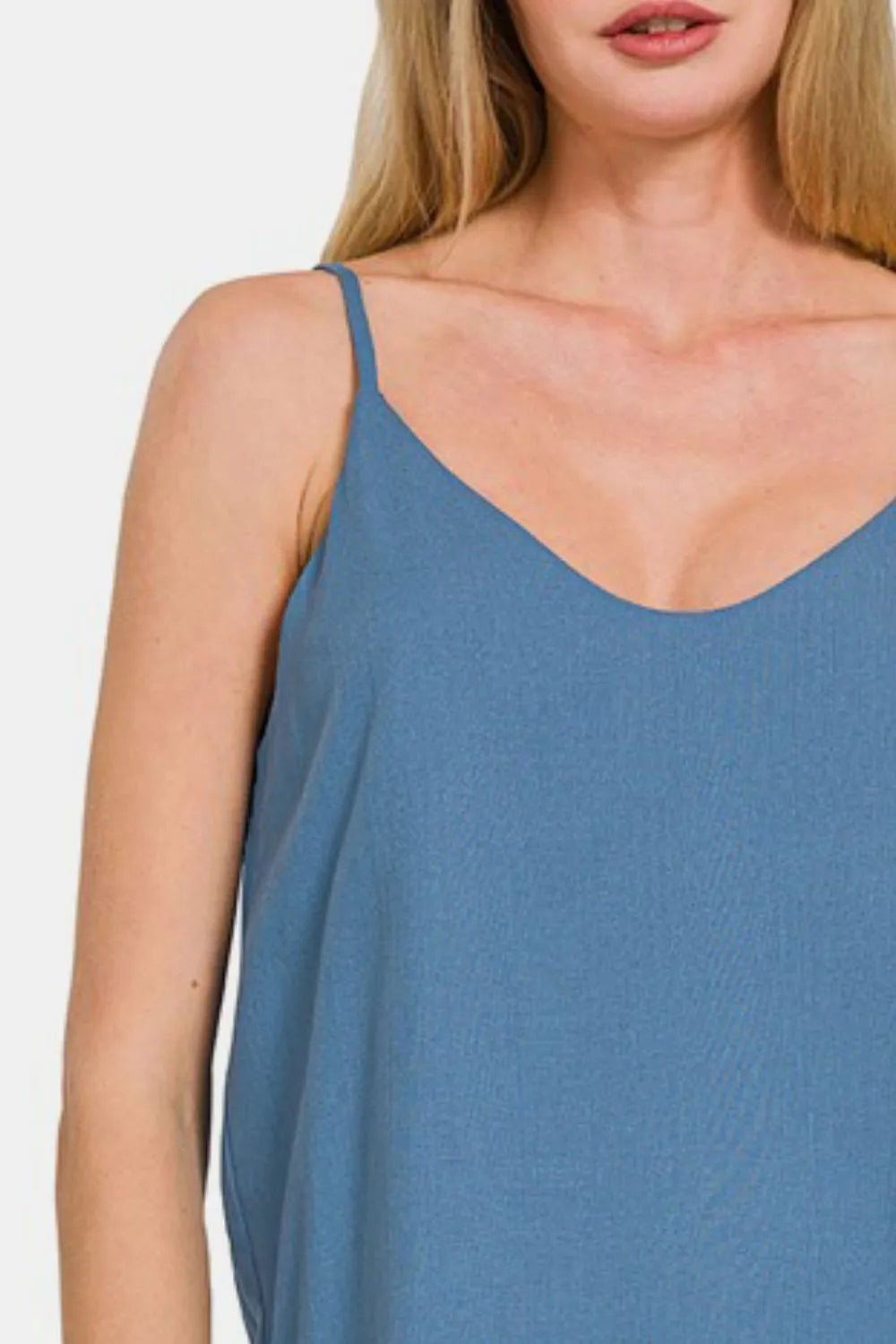 Zenana Two Layered Spaghetti Strap Cami 20a765c8-1037-4b1c-aaf9-f7ed7dfd220a-Max