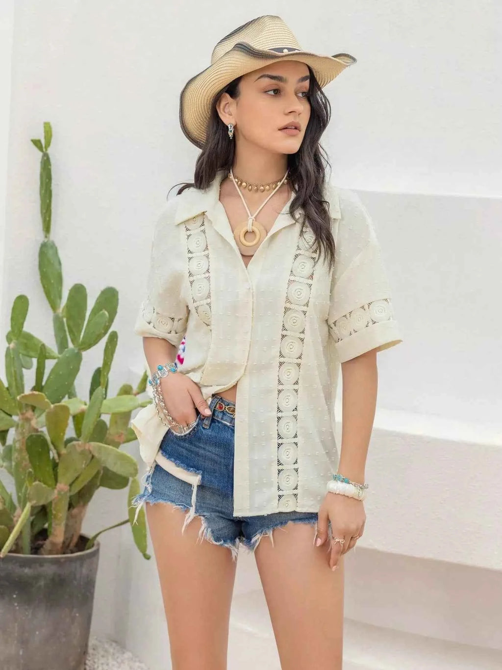 Collared Neck Half Sleeve Shirt 20d7a351-ff18-4a22-bd6d-73fefe5aef21-Max-Origin