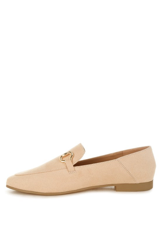 Noltas Horsebit Embellished Flat Loafers 20f89dfb-e149-4dd5-97ee-df6bdb996ee9