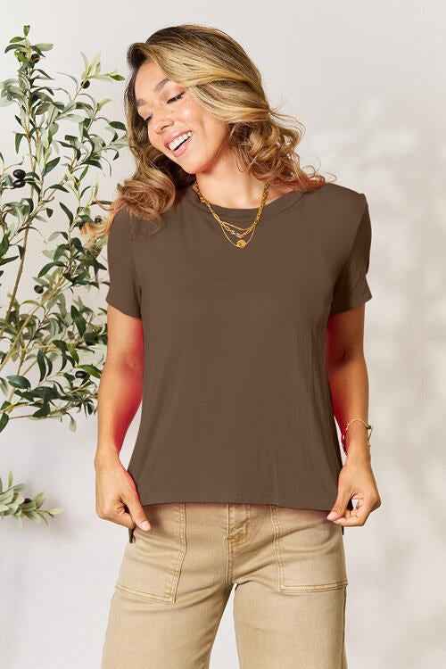 Essential Round Neck Top Chestnut 21029655_1629d9bf-f62d-4f33-ad6e-4ae2a1c41cc8